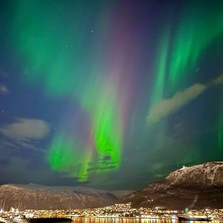 Leilighet Ved Havet Med Utsikt Over Tromsoysundet. 外观 照片